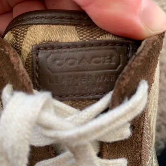 Coach | signature logo Tidy style shoes size 8.5 - Picture 7 of 9